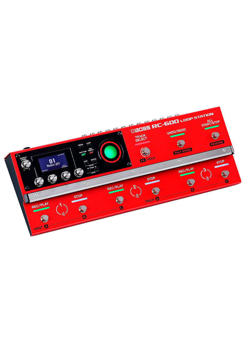 BOSS RC600 Loop Station Effects Pedal Red Music Head Store