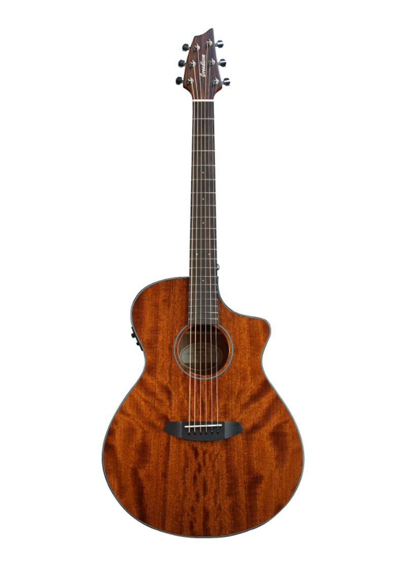 Breedlove Discovery Concert Mahogany Acoustic Electric Guitar Natural 1