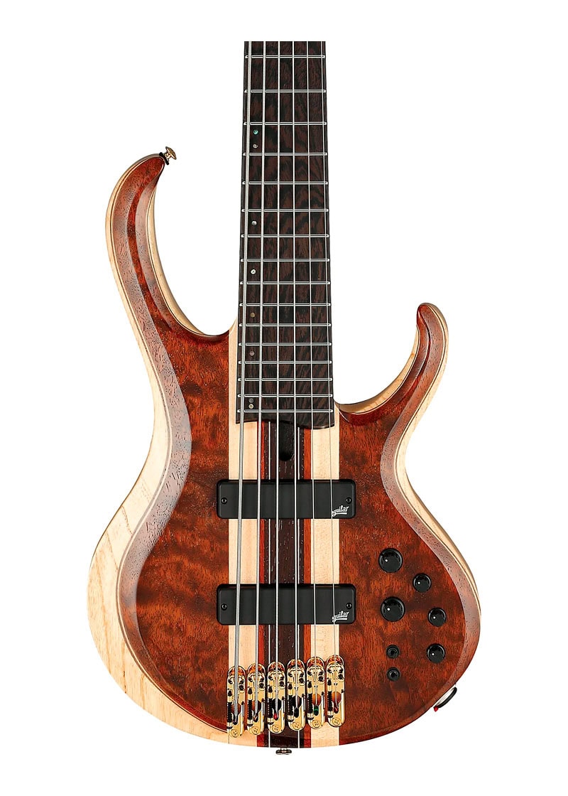 Ibanez Premium BTB1836 6-String Electric Bass Guitar Natural Shadow Low  Gloss - Music Head Store