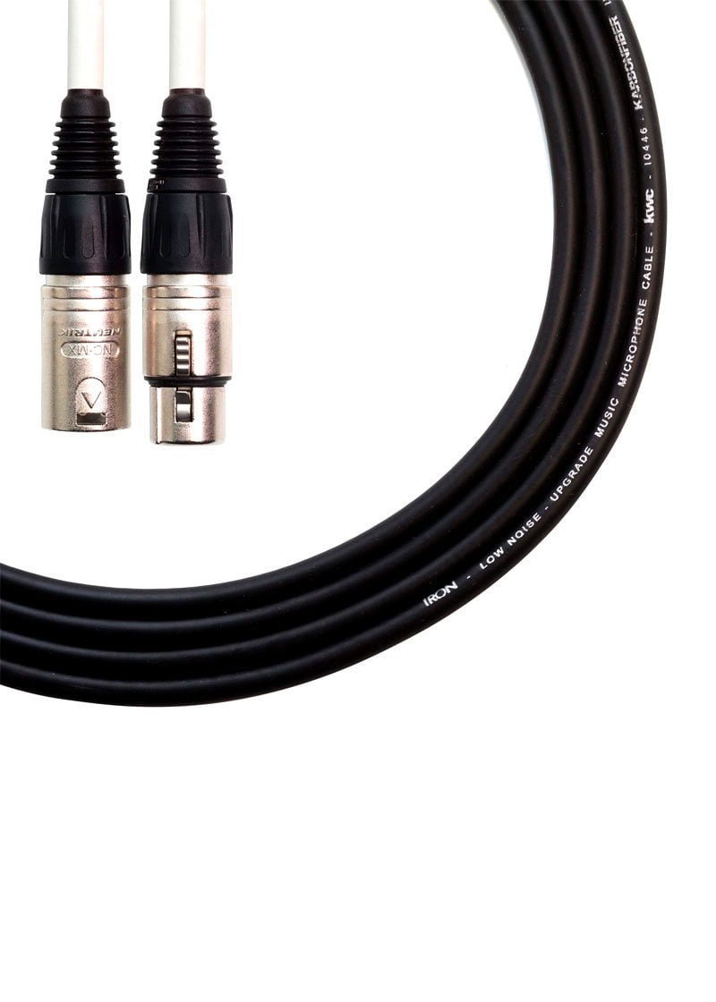 Cable De Micrófono XLR 10 Metros - 3 Polos, Negro